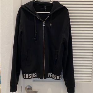 Versus Men‘s Zipped Logo Hoodie